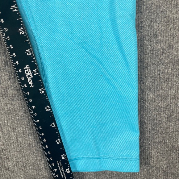 Lululemon Aqua Blue Capri Leggings Athleisure Athletic Pants Womens Size 8 Med - Picture 7 of 8
